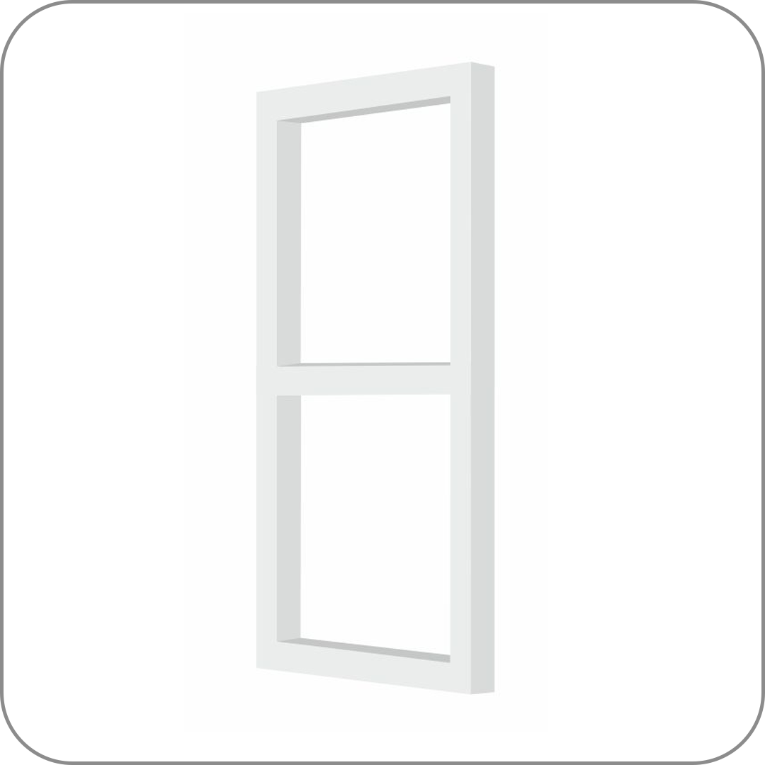  Полкодержатель LOFT  двойной квадратный (Белый матовый арт. Q-0485 код 18-0002)    