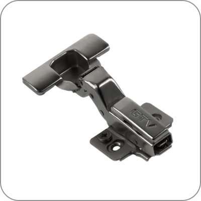 Петля GTV, SILENTO PRO, вкладная, CLIP-ON, 3D, черная, саморез