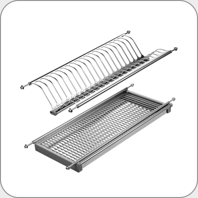 Посудосушитель GTV -  2 уровня с 1-м поддоном, штамп