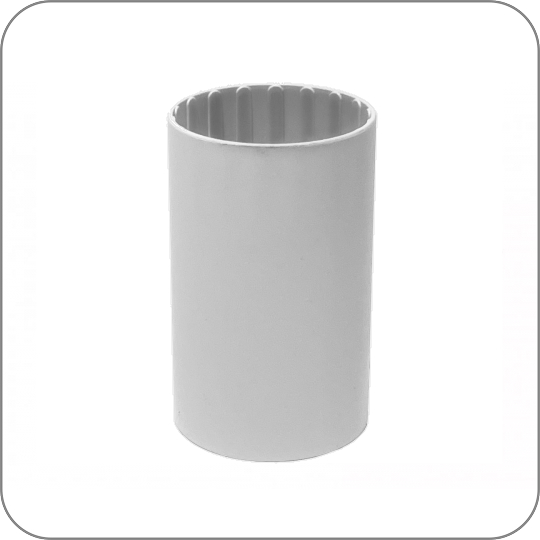 Декоративная трубка H-100 для опоры ТИП 1 (под цоколь) (Белый матовый арт. ДК 12-01р код 16-0177)
