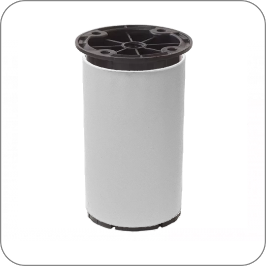 Декоративная трубка H-100 для опоры ТИП 1 (под цоколь) (Белый матовый арт. ДК 12-01р код 16-0177)