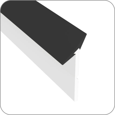 Плинтус для столешниц гибкий СИЛИ Антрацит, №06 RUS, 4200