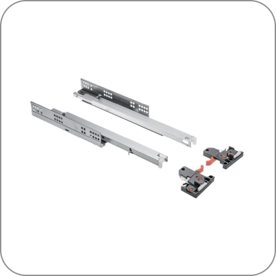 Направляющие GTV - Modern Slide 3D, скрытого монтажа, полного выдвижения, с доводчиком