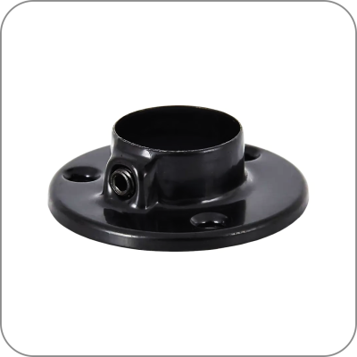 Фланец для трубы d-25 мм, черный