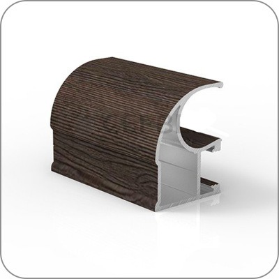 Ручка ассиметрия, Венге ГЛЯНЕЦ 5,4 м