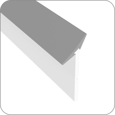 Плинтус для столешниц гибкий СИЛИ Серый, №13 RUS, 4200