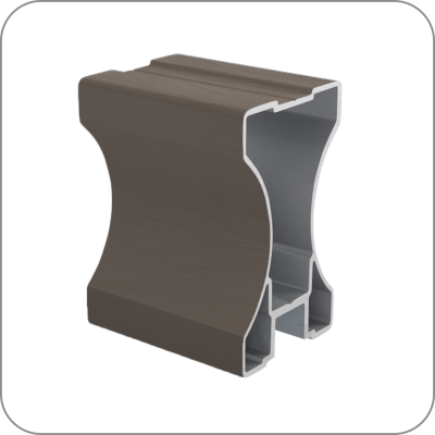 Ручка-профиль, KR300, Трюфель браш, Premium, 5500