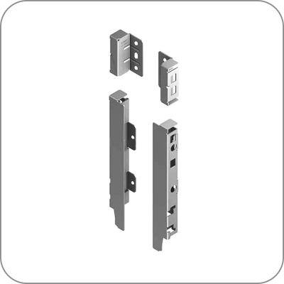 XP-Адаптер длинный (182) (левый+правый) серый, 6773.17.VE200 