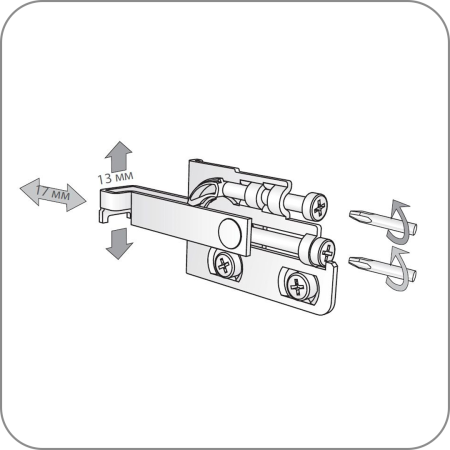 Навес "Scarpi-4" комплект (правый+левый)