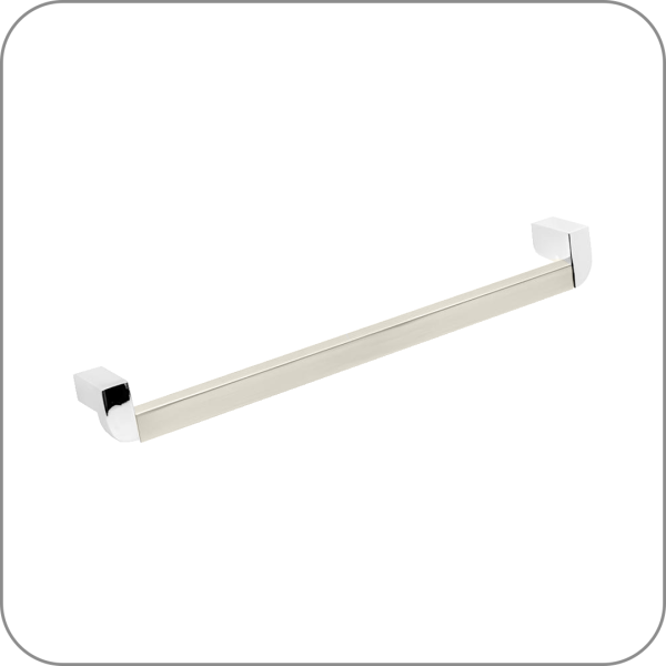 Мебельные ручки MARCA, E-022 (Сатин/Хром, 216 арт. E-022.160.P01 код 15-0867)