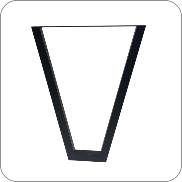 Опора LOFT V-образная "Альфа", профиль 60*30*2 (Черный матовый, 870*200*550, 60*30 арт. Q-4956 код )