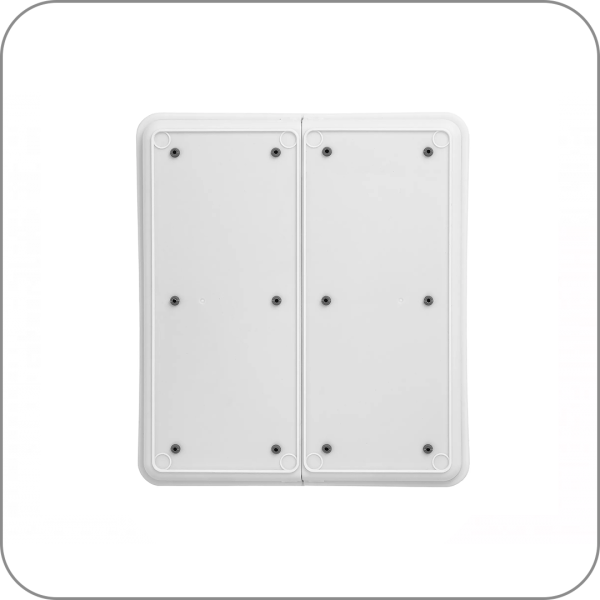 Лоток для столовых приборов раздвижной 400-600, белый/серый										