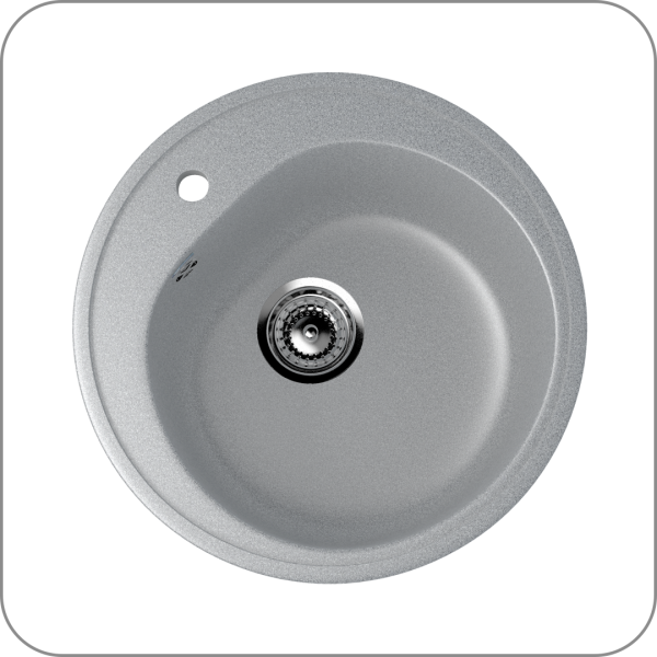Мойка круглая, мин. база 450 мм, U-101 (309 - Темно-серый арт. U-101-309 код 31-0016)