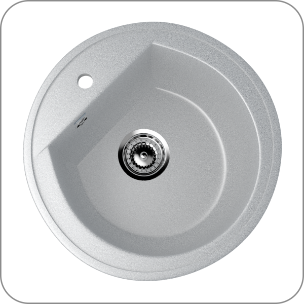 Мойка круглая, мин. база 450 мм, U-103 (309 - Темно-серый арт. U-103-309 код 31-0035)