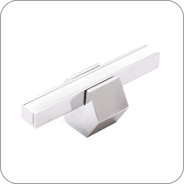 Мебельные ручки MARCA, knob, 509 (Белый/Хром, 10 арт. 509.010.P03 код 15-0845)