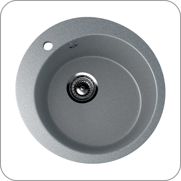 Мойка круглая, мин. база 450 мм, U-405 (309 - Темно-серый арт. U-405-309 код 31-0235)
