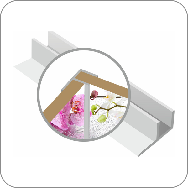 Угловая планка наружняя 3 мм, ПВХ (Белый арт. Q-0533 код 9-0072)