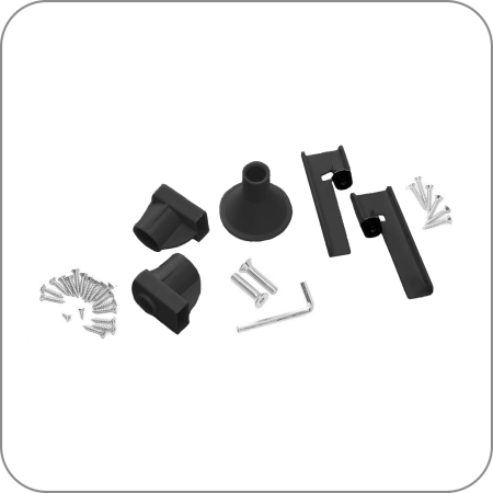 Пантограф для одежды, с газовым амортизатором (Черный, 545-700 арт. PG-GA4560-20 код 23-0095)