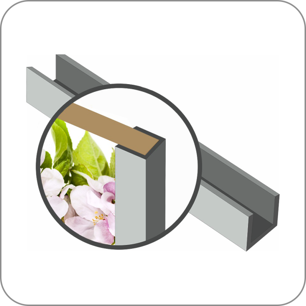 Торцевая планка 3 мм, ПВХ (Серый арт. Q-0537 код 9-0075)