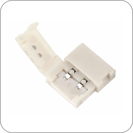 Коннектор для LED лент 8 мм, лента/лента, без провода (лента/лента арт. Q-4576 код 27-0112)