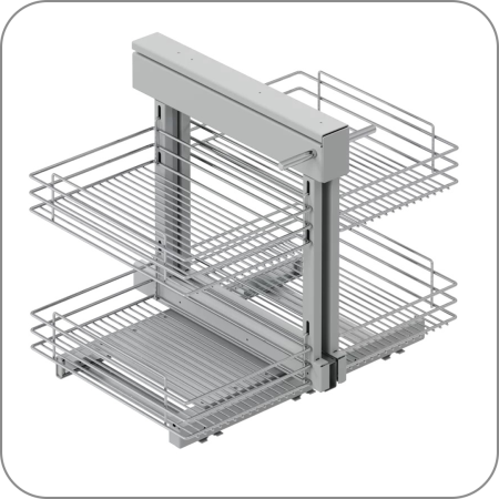 Волшебный уголок Starax - Active Corner классик, Хром, с доводчиком, Правое, 450