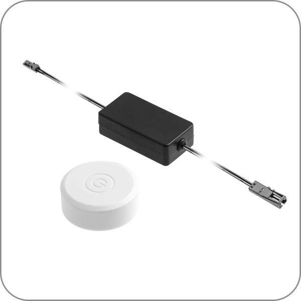 Выключатель сенсорный беспроводной (Белый арт. AE-WDBP1-10 код 27-0179)