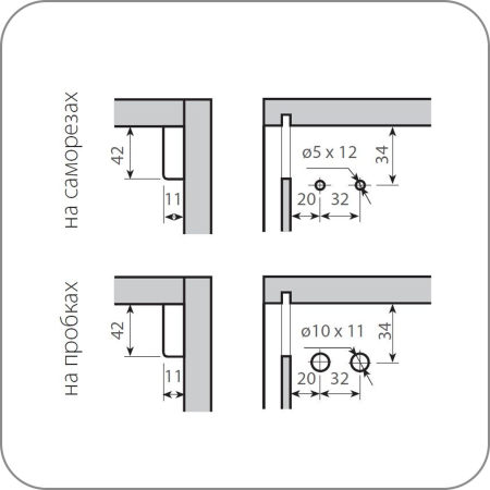 Навес "Scarpi-4" комплект (правый+левый)