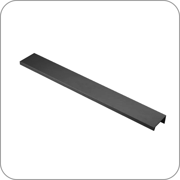 Ручка торцевая HEXI (Черный, 256 арт. UA-HEXI-256-20М код 15-1025)