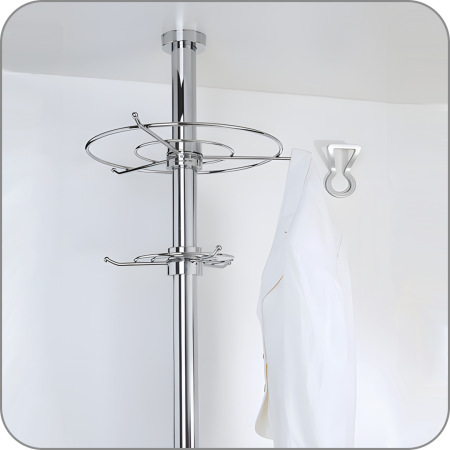 Вешалка вращающаяся, с креплением на стойку 