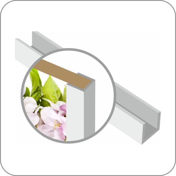 Торцевая планка 3 мм, ПВХ (Белый арт. Q-0536 код 9-0074)