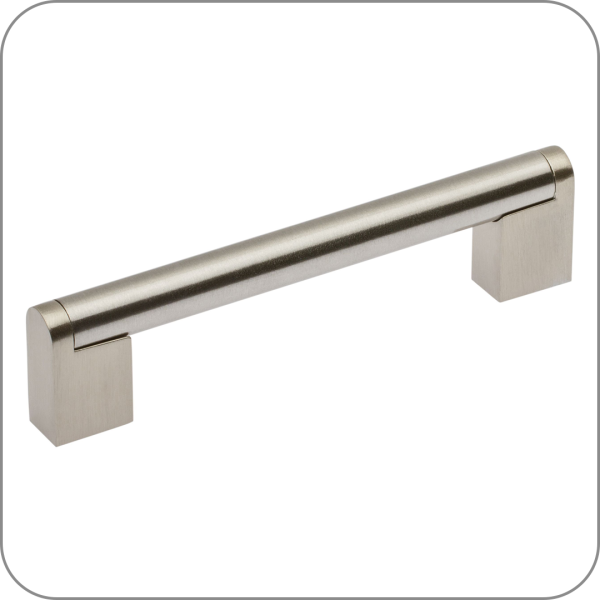 Ручка UZ 336 (Шлифованная сталь, 128 арт. UZ-336128-06 код 15-0264)