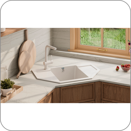 Смеситель U-022 (U-022-342 графит  арт. U-022-342 графит  код )