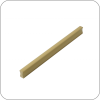 Ручка накладная увеличенной длины, Симметрия-Х (Модель 3 (CPA1), Золото матовое, L-188 арт. Q-5255 код  арт. Q-5255 код )