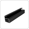 Алюминиевый профиль рамочный F1-31 (Черный мат АО62.79 арт. F1-31 код )