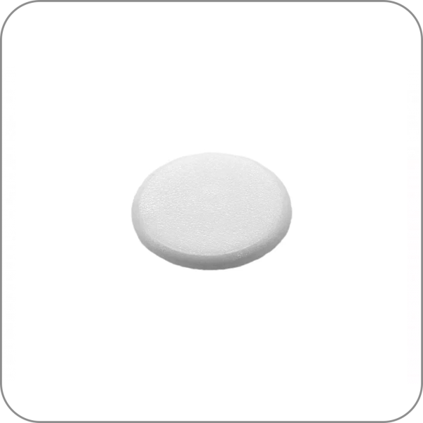 Заглушка эксцентриковой стяжки J6-10B (Белый, 10мм арт. ЦБ-9734/1 код )