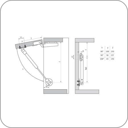 Подъемник газовый Taurus