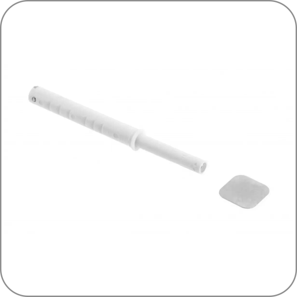 Толкатель GTV с магнитным окончанием, врезной, Белый