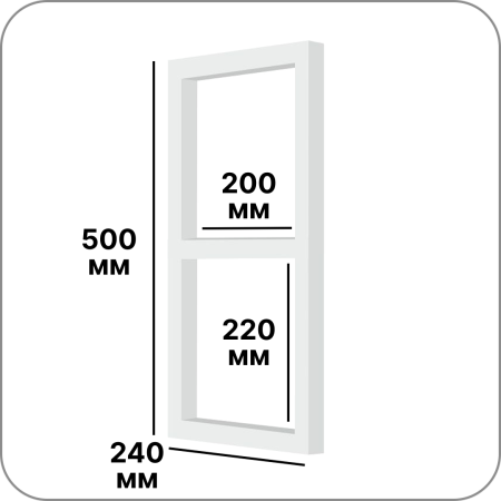 Полкодержатель LOFT  двойной квадратный (Белый матовый арт. Q-0485 код 18-0002)