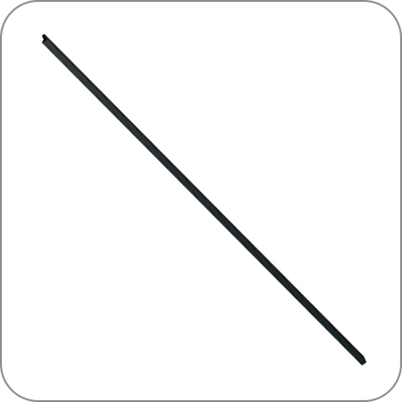 Ручка накладная увеличенной длины (Модель 3 (CPA1), Черный матовый, L-60 арт. Q-5224 код  арт. Q-5224 код )