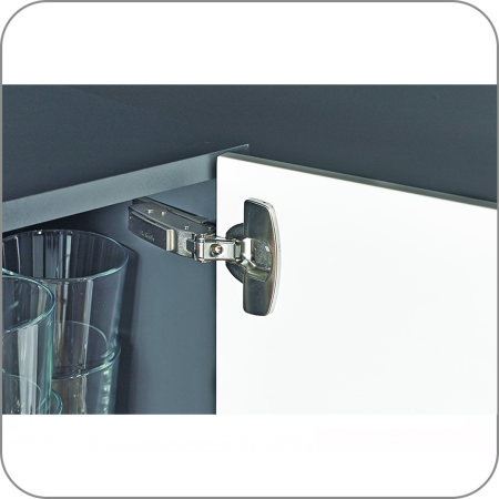 Петля Hettich для тонких фасадов Sensys 8646i 110* накладная с доводчиком