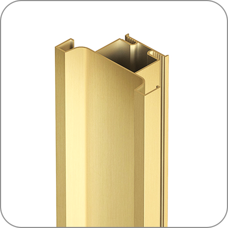 Профиль Eco2 GOLA вертикальный серединный (Золото 4700 арт. Q-7044 код 15-0960)