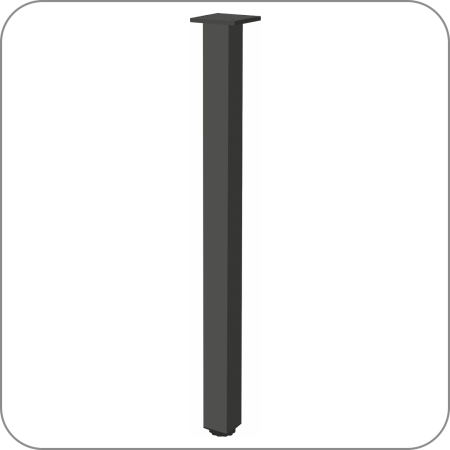 Опора GTV квадратная (Черный, 60*60*710 арт. NM-60R710-20 код 16-0006)