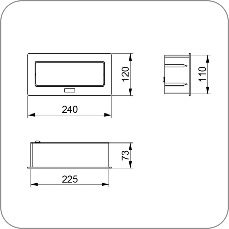 Блок розеток настольный  SOFT