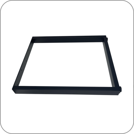 Опора LOFT П-образная "Дельта", профиль 60*30*2 (Черный матовый, 870*595 арт. Q-0482 код 16-0062)