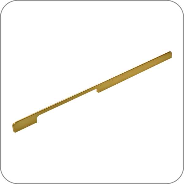 Ручка накладная увеличенной длины 611 (Золото матовое, 160, L-176, артикул ЦБ-7335/3)