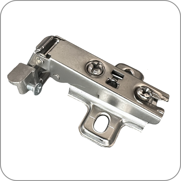 Петля под узкий алюм. профиль, накладная, беспружинная