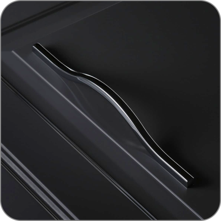 Ручка VITO (Черный/Хром, 288 арт. UZ-VITO-288-12 код 15-0258)