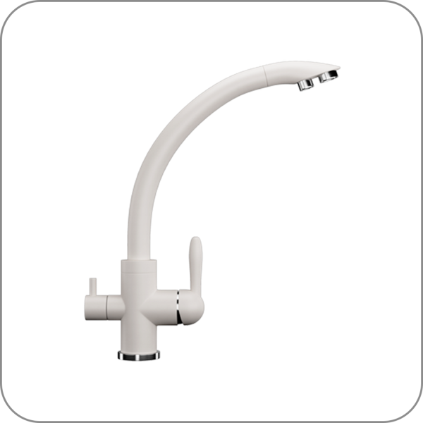 Смеситель, U-017 (341 - Ультра-белый арт. U-017-341 код 31-0531)