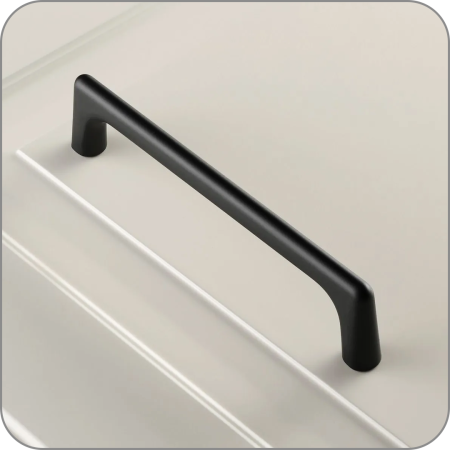 Ручка OCTAVIO (Черный матовый, 160 арт. UZ-OCTAVIO-160-20M код  арт. UZ-OCTAVIO-160-20M код )