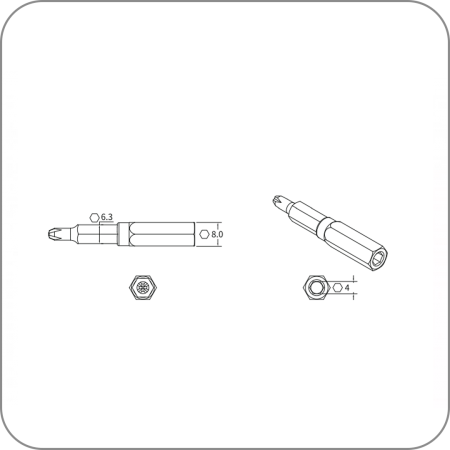 Бита для сборки J6-10B (Бита, ЦБ-9738/1)